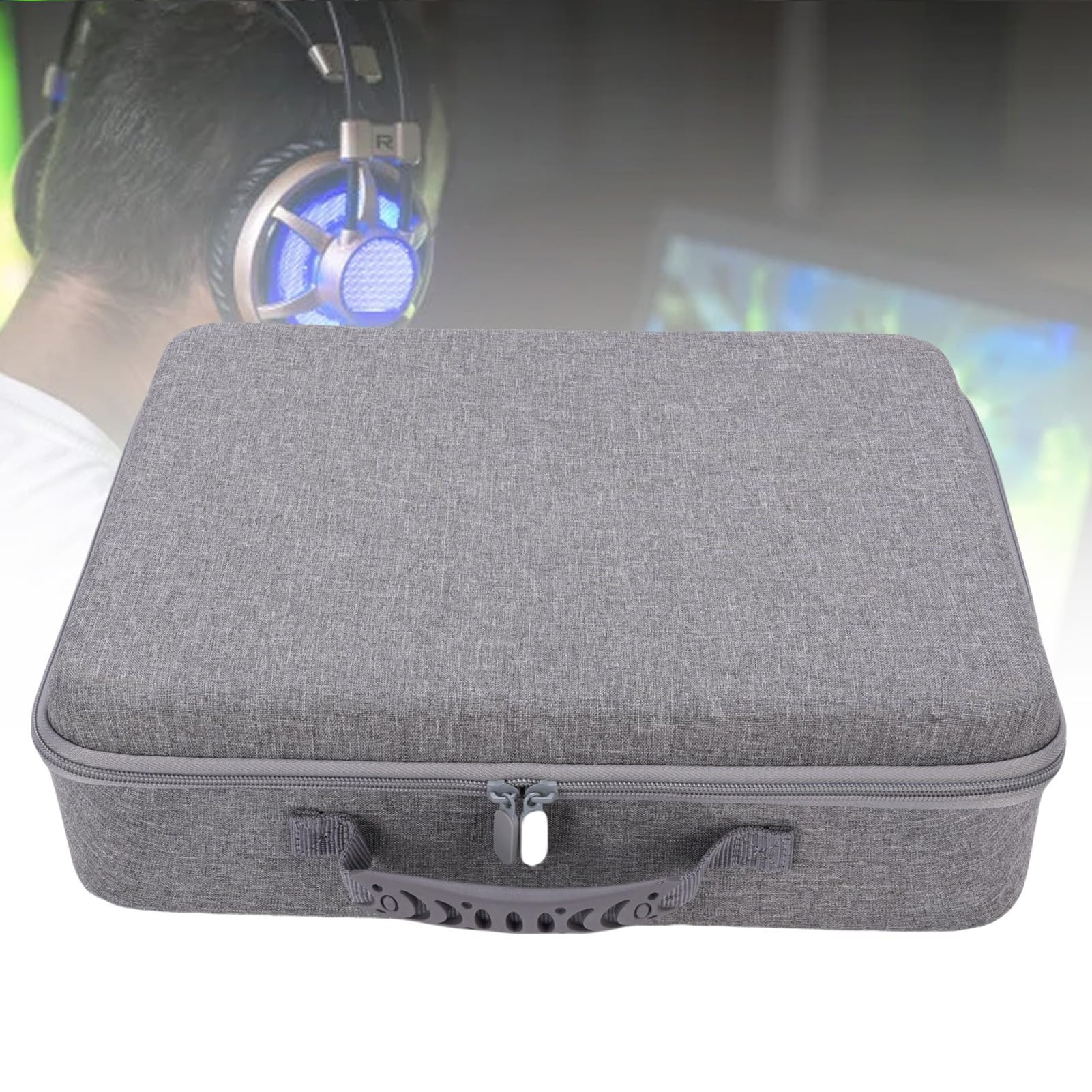 Borsa di Protezione della Console di Gioco, Custodia della Console di Gioco Portatile per Accessori (GREY)