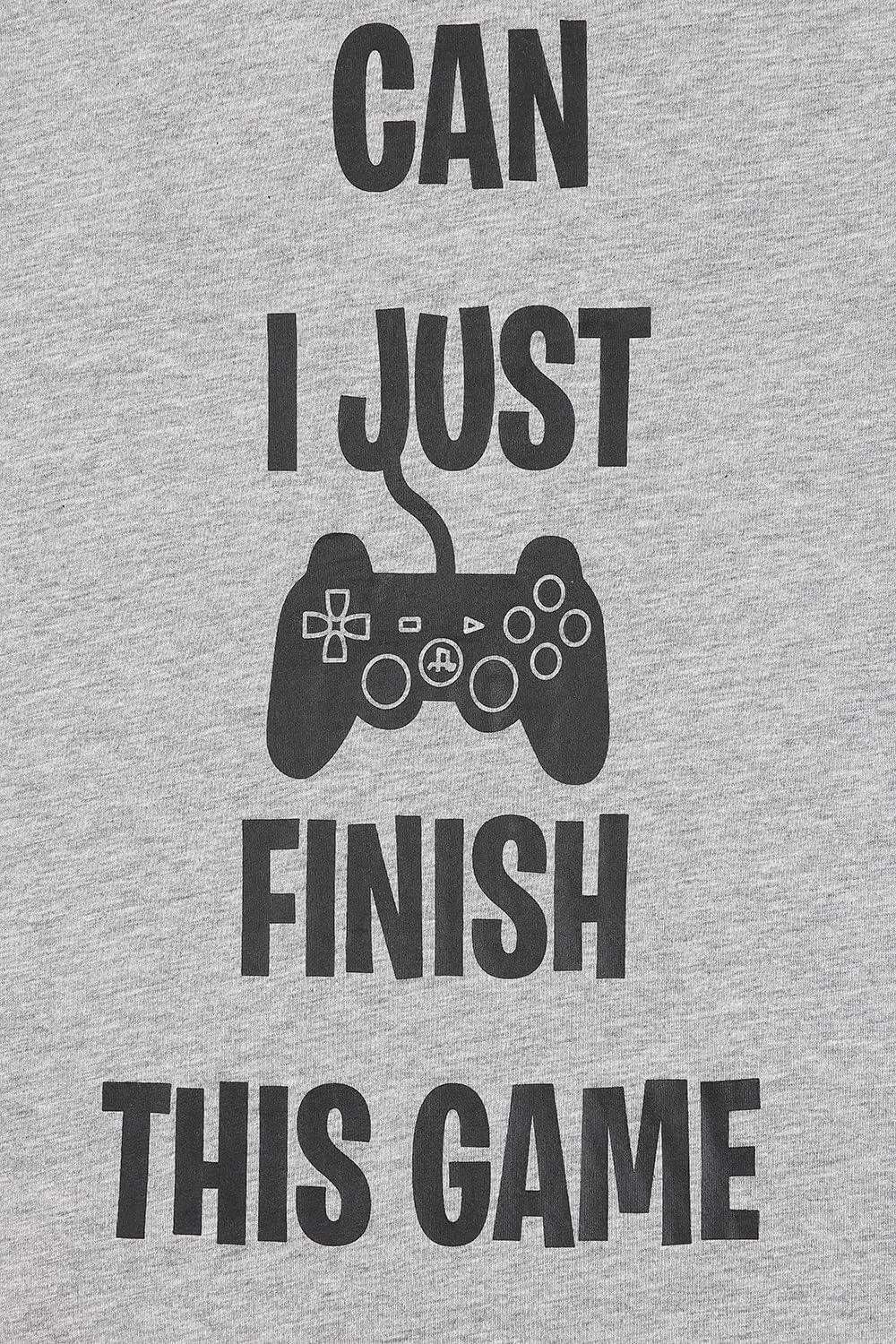 ThePyjamaFactory Can I Just Finish This Game Short Black Grey 2 Pack Boys Pigiama Set PJs For Kids