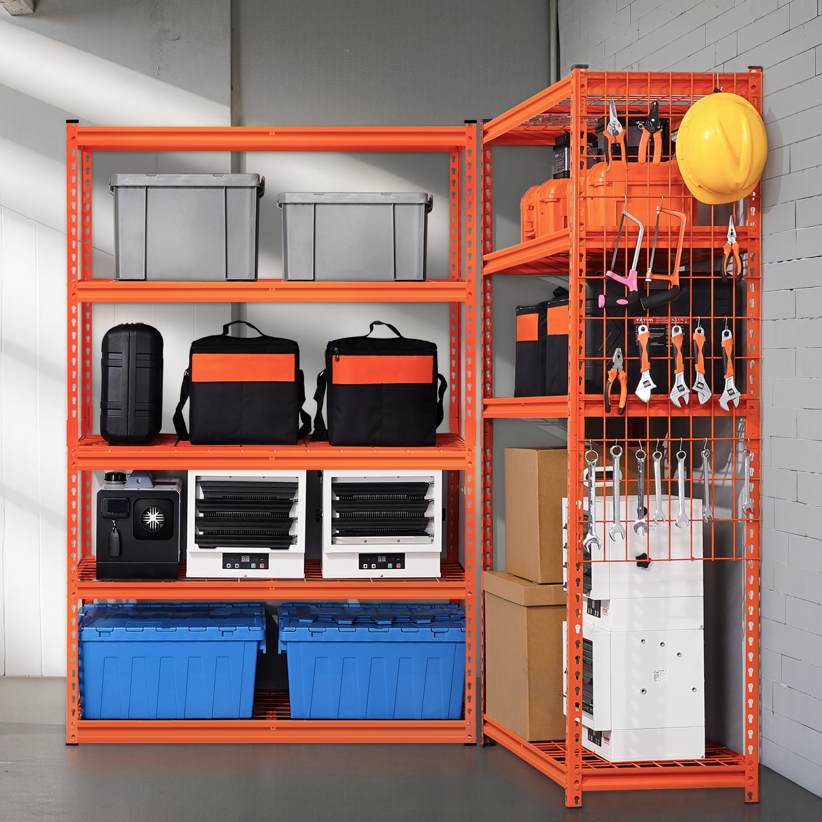 Porta Attrezzi Da Giardino VEVOR 10 Slot Con Ruote - Organizer Per Garage E Officina - Foto 10