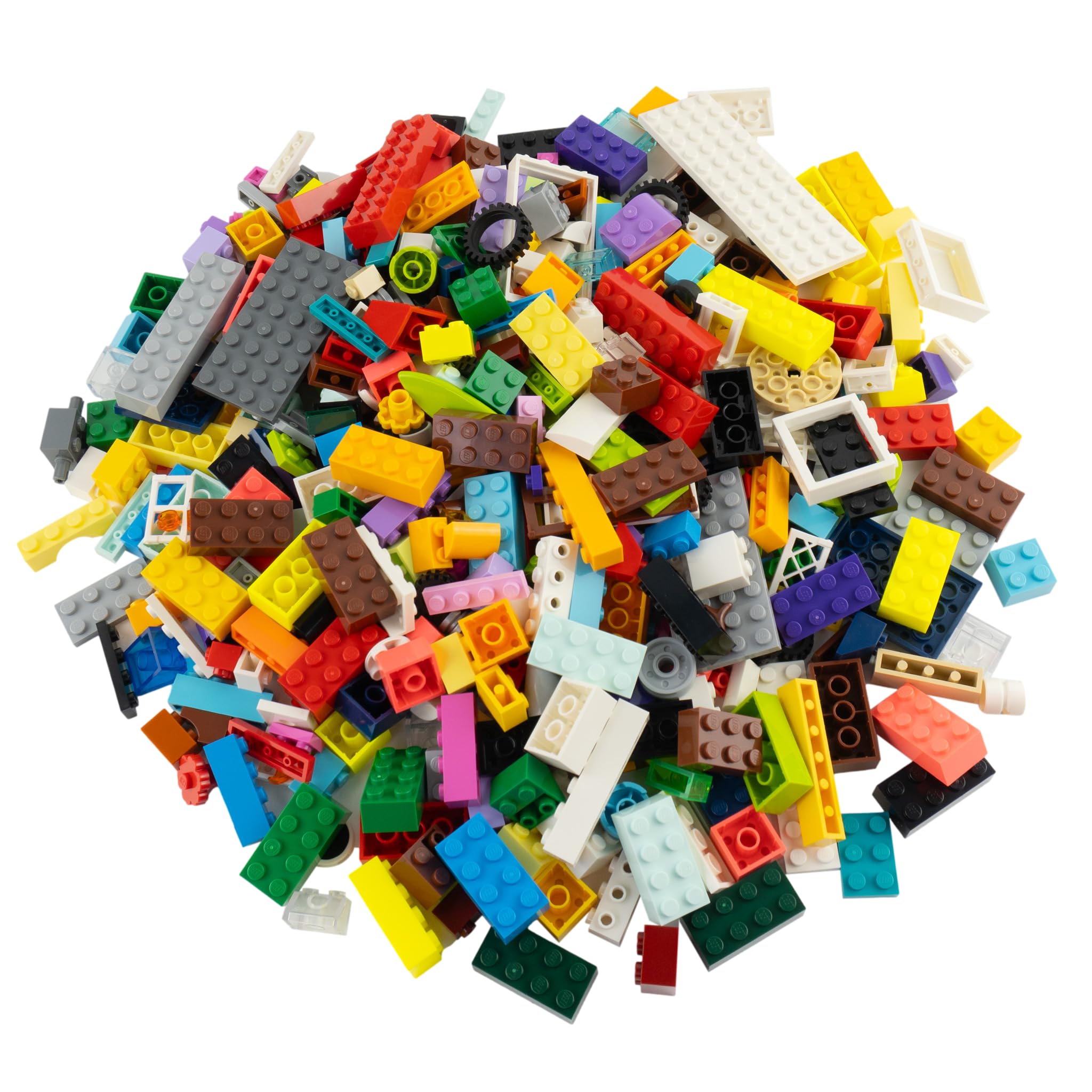 Bricks, Assorted Colours, Pack of 200, Building Blocks, Special Bricks, Tiles, Panels - Building Blocks for Creative Building, Gift for Girls and Boys from 3 Years