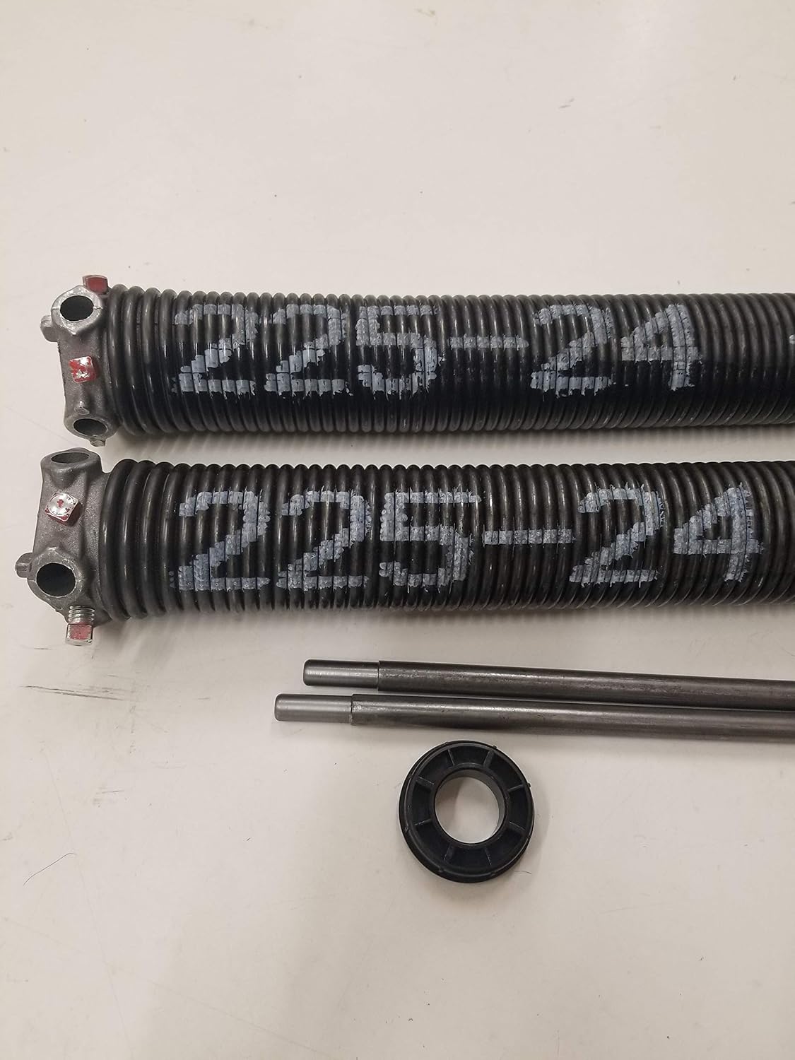 Exclusive Discount 🔥 Pair of 225 X 2 X 22 - 36 Garage Door Torsion Springs with Winding Bars (24)
