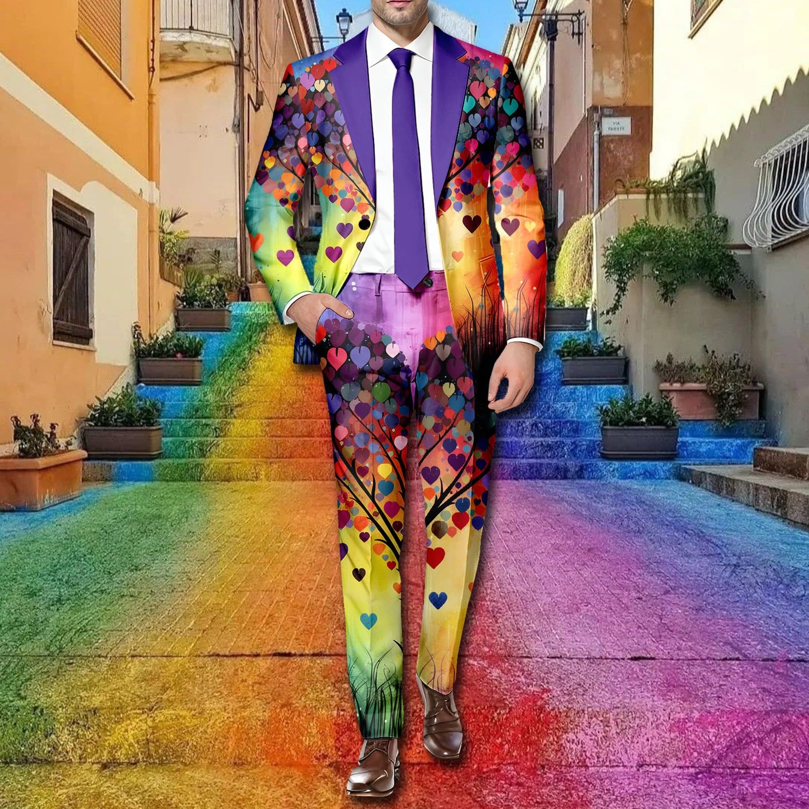 Générique Męski zestaw 2-częściowy zestaw treningowy bawełniany zestaw sportowy do joggingu szykowny elegancki nowoczesny trend wygodny miękki miękki wypoczynek na co dzień dom A136