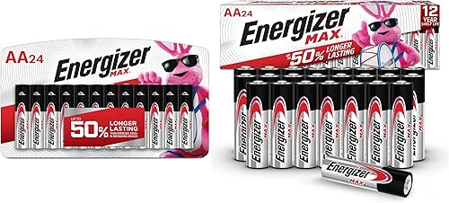 Energizer - Baterías AA (paquete de 48 unidades). Baterías alcalinas AA Max.