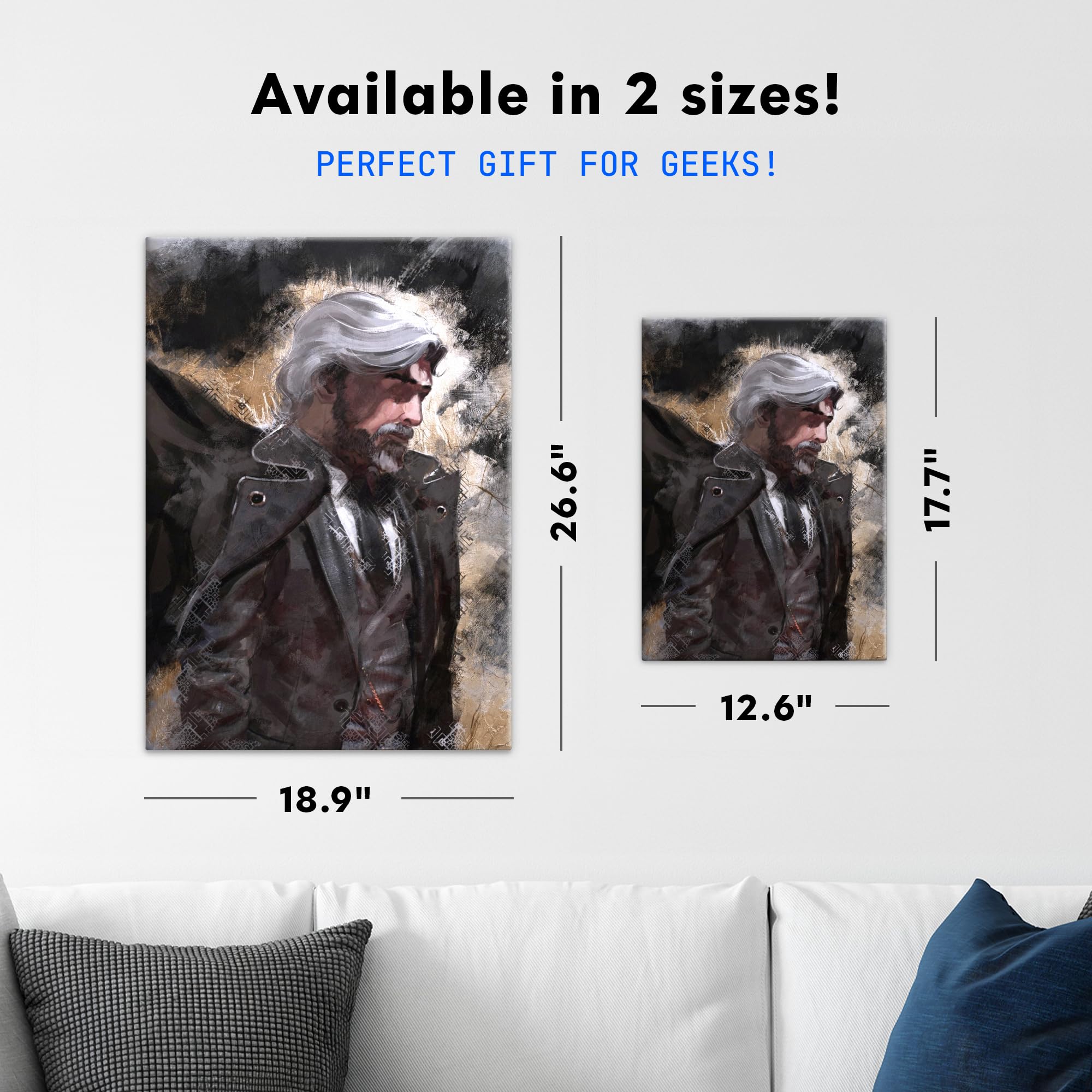 Displate Officiel Clair Obscur: Expedition 33 Poster - Renoir Concept - Métallique Fixation Magnétique Licence Officielle Image Affiche de Haute Qualité 45 cm x 32 cm