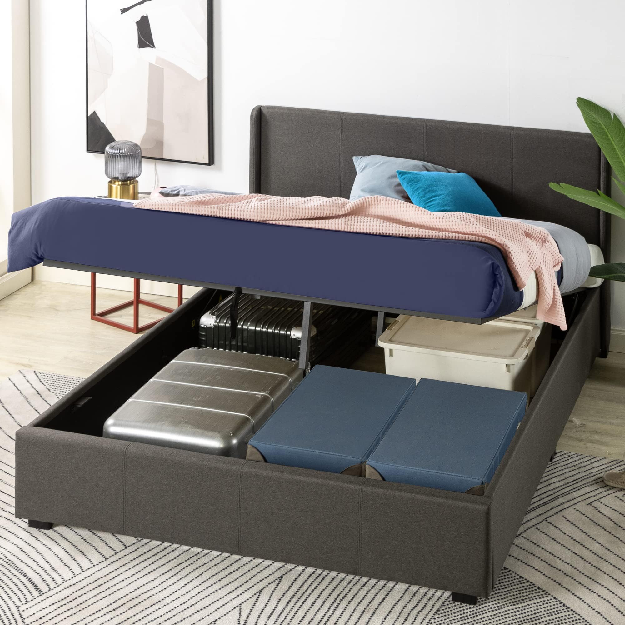 Zinus Judy Double Bed frame Bed 135x190 cm 35 cm Height