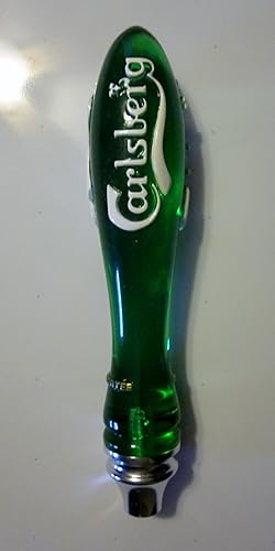Carlsberg Lucite 11'pulgadas mango de llave de cerveza
