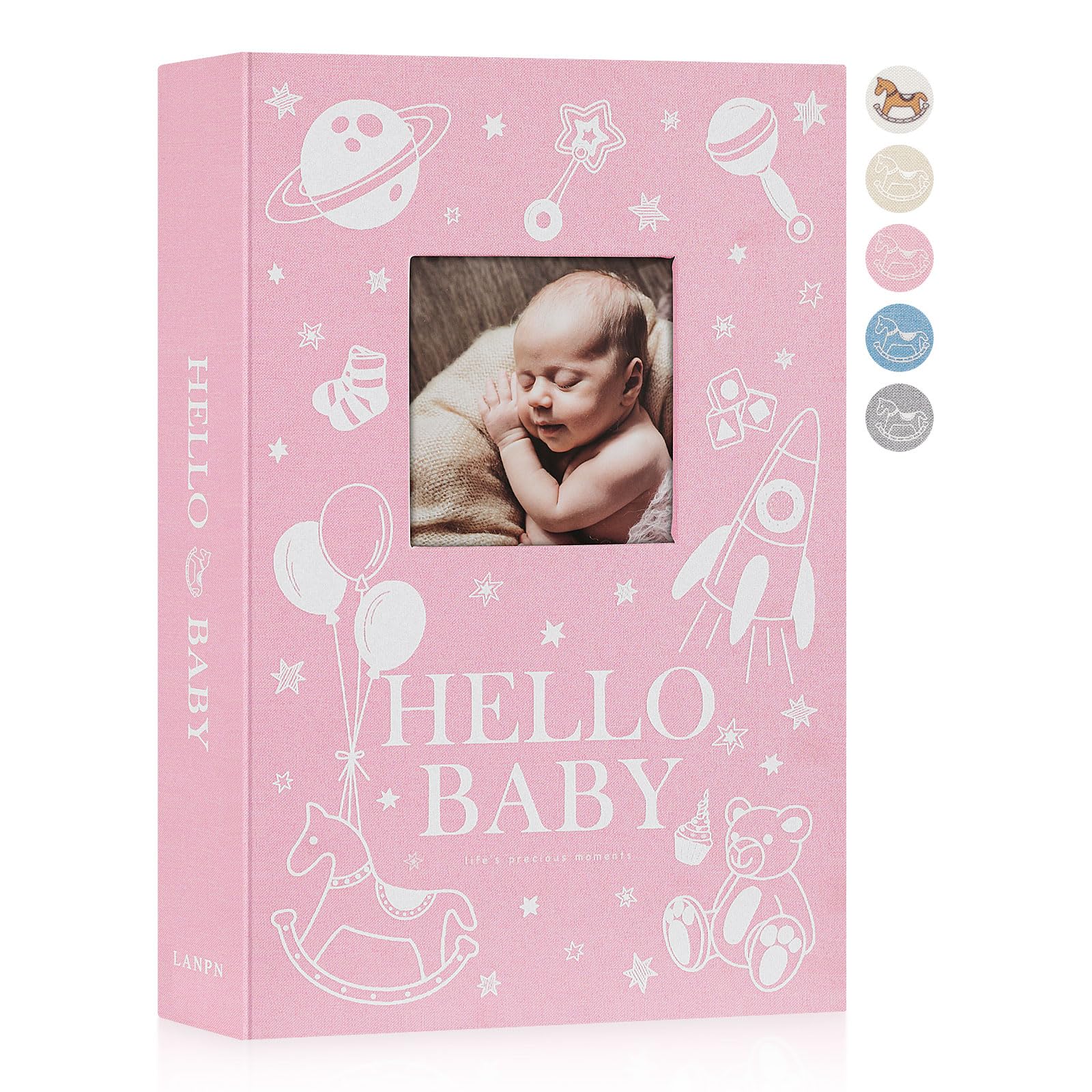 Amazon.com: Lanpn Baby Photo Album 4x6 300 Pockets, Linen Newborn