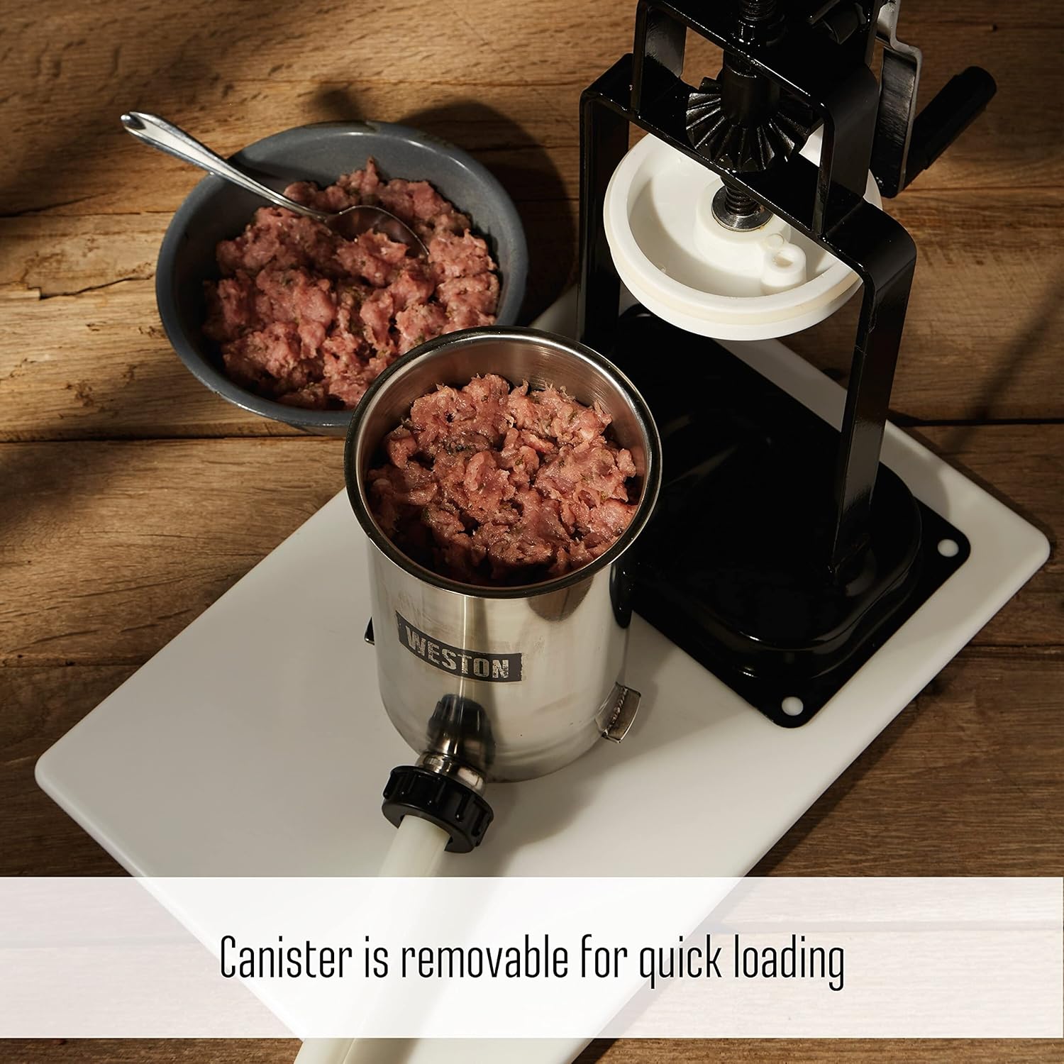 Weston 5 lb Capacity Vertical Sausage Stuffer - 5 Lb
