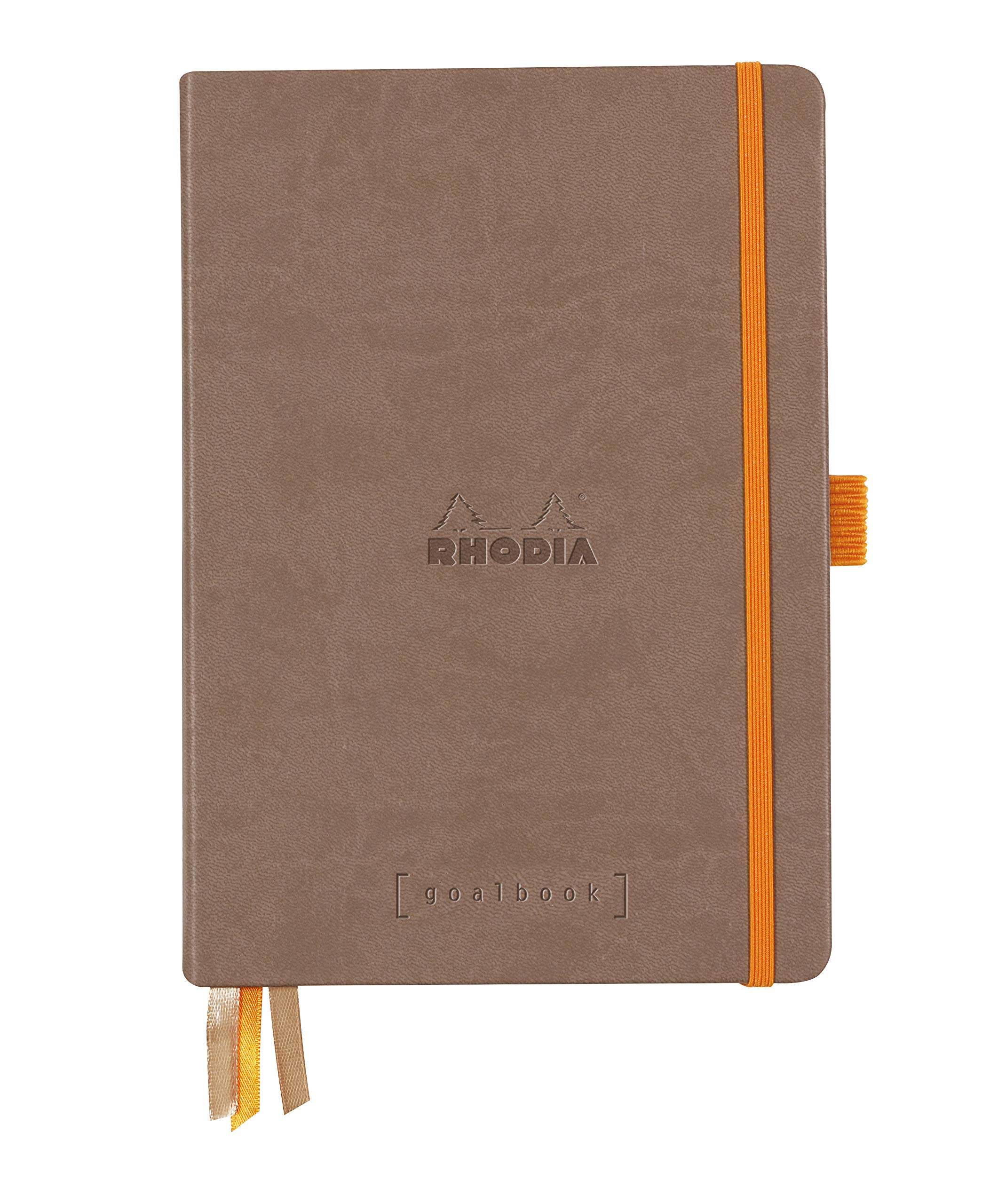 Rhodia Hardcover Goal Book, A5, Dot - Taupe