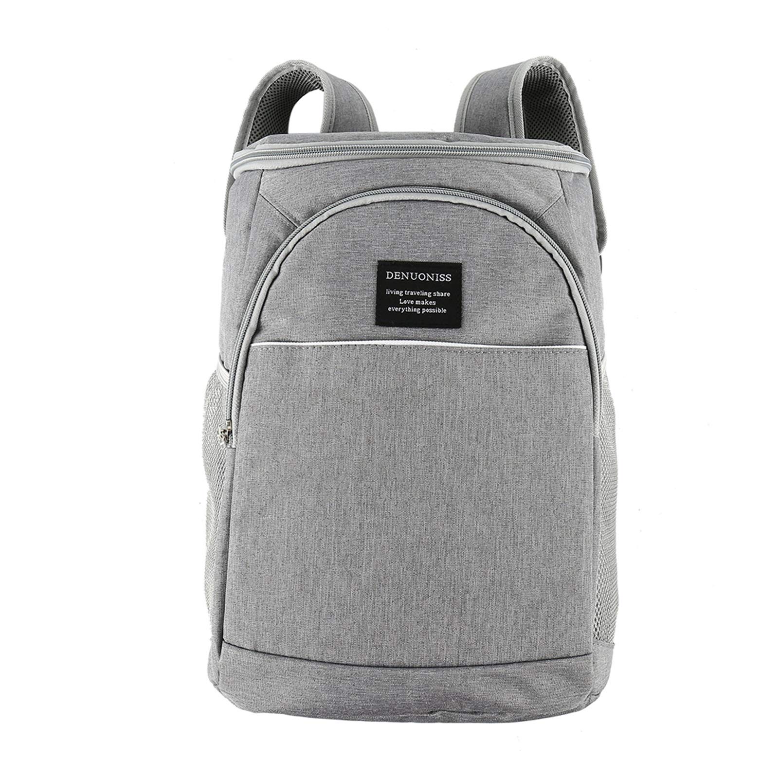 Soft Cooler Bag Portátil Mochila fría de Alta Capacidad de 20L de Alta Capacidad Picnic Picnic Picnic Bolsa de Hielo Bolsa de Hielo Frescos Gruesos Gruesos Bolsas térmicas con Tapa Abierta (Color : G