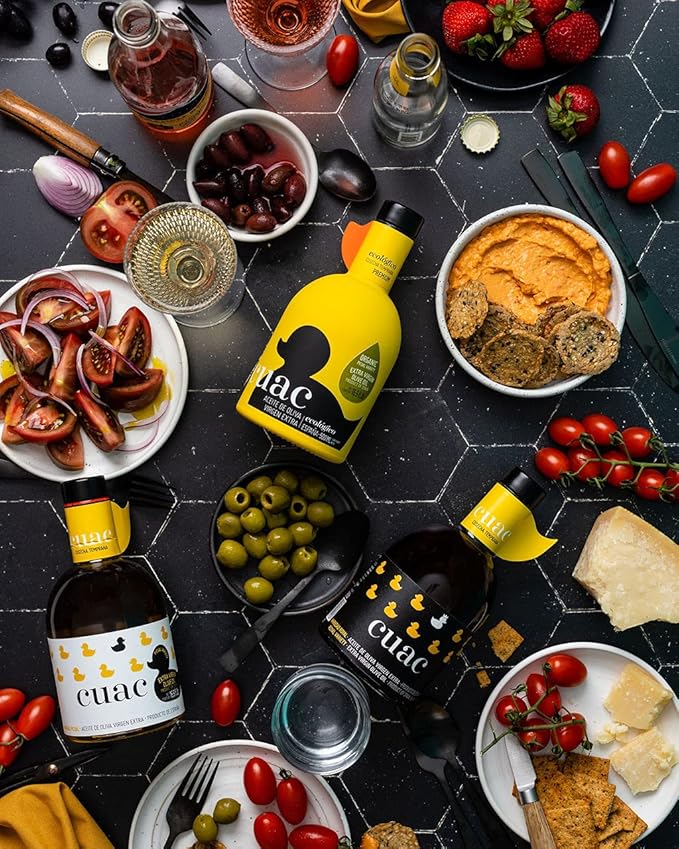 Amazon Com Cuac Organic Picual Extra Virgin Olive Oil Cold Pressed Designation Of Origin Sierra De Cazorla Spain 16 9 Oz 500ml Bottle Grocery Gourmet Food