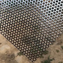 Perforated Metal Sheets-Expanded & Perforated Sheets-Perforated Stainless Steel Sheet-20GA 0.12" Hole About 3mm 19.6" X9.8"-Metal Mesh Sheet for Ventilation and Fume Filtration