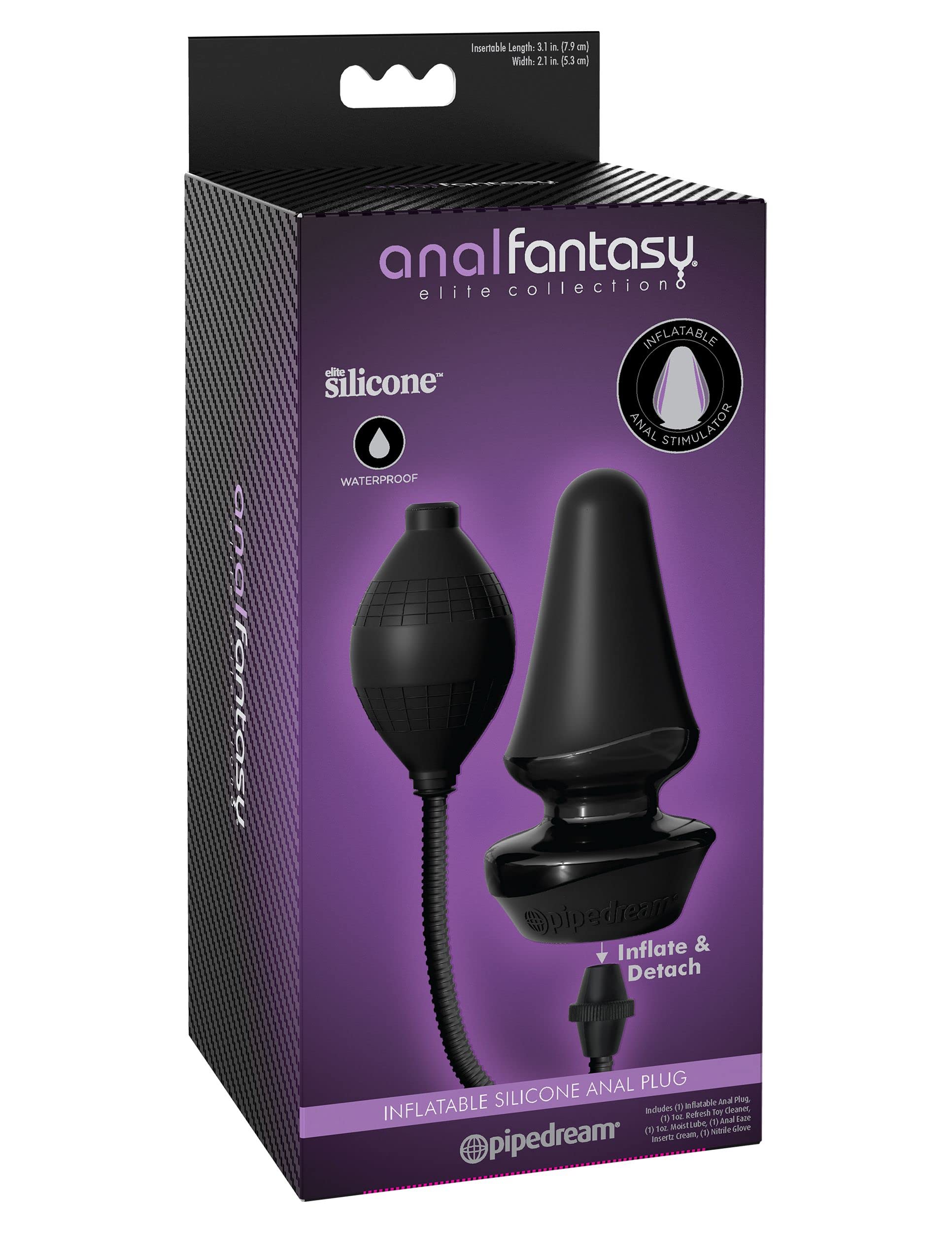 anal fantasy inflatable silicone plug Amazon.com: Anal Fantasy Elite Collection Inflatable Silicone Butt Plug :  Health & Household