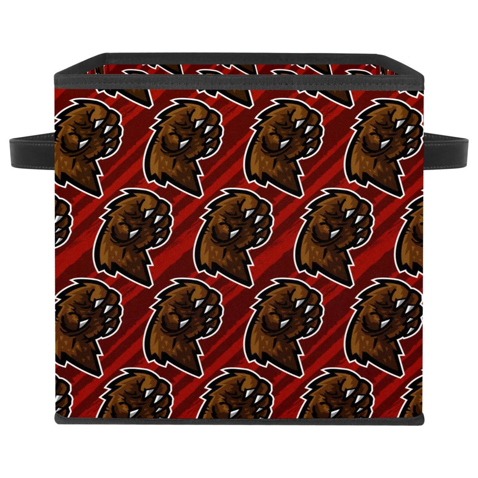 Boîte rangement placard pliable et bac de stockage jouets Grizzly Bear