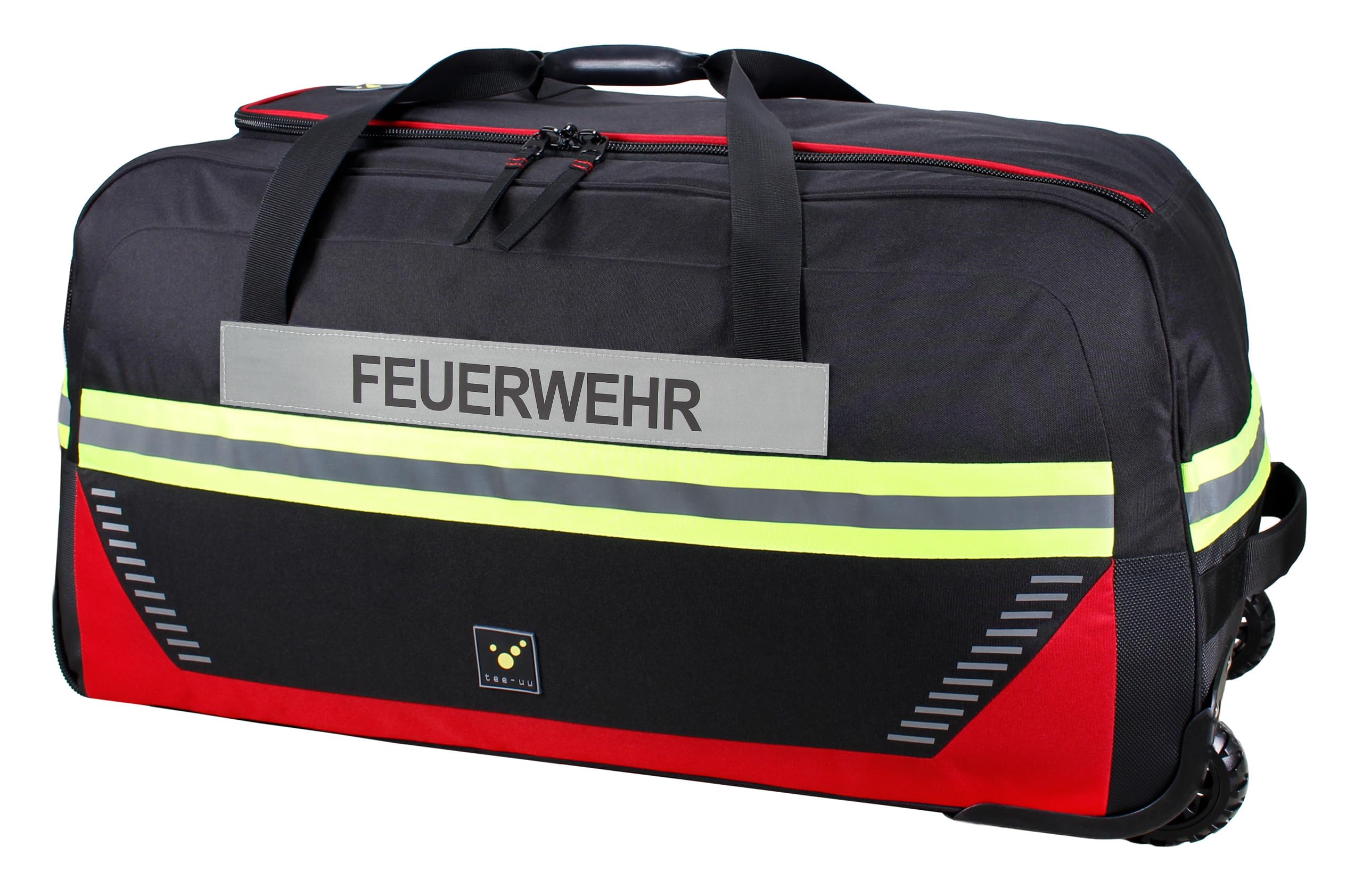 tee-uu TROLLEYBAG EVO Bekleidungstasche | Trolley-Tasche | 90 L Stauraum | Verschiedene Varianten (AB-Feuerwehr)