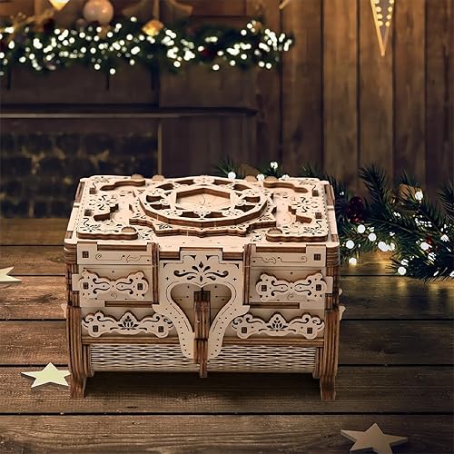 Miniatura 9 de Rompecabezas de madera 3D, calendario, rompecabezas y rompecabezas para Navidadcumpleaños, regalos para adultos y adolescentes para construir una
