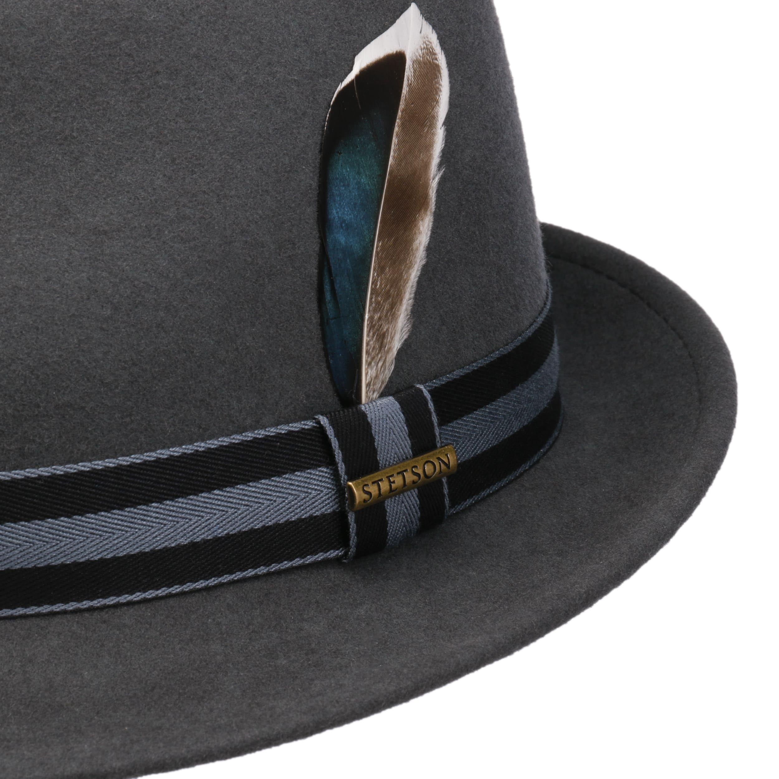 Stetson Chapeau en Laine Galento Trilby Homme - Feutre de Automne-Hiver Hiver