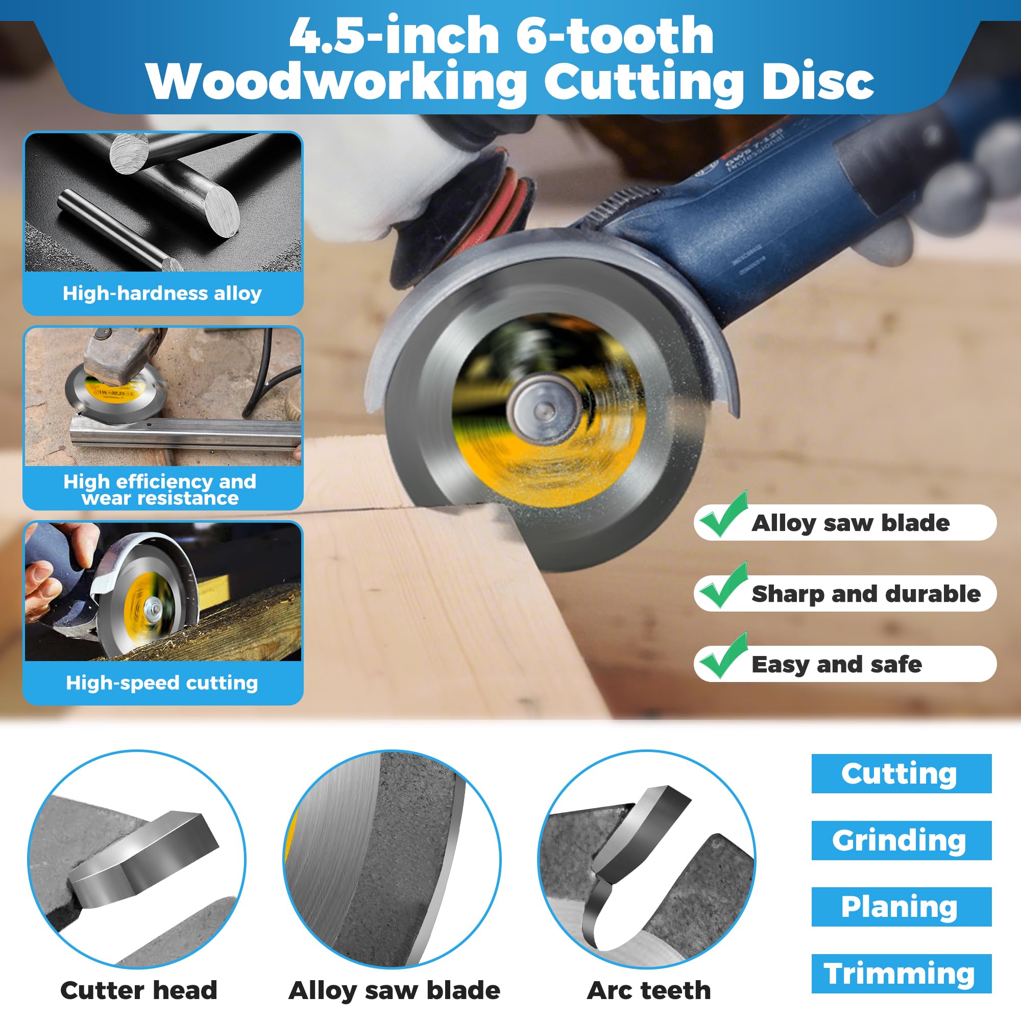 Wood Carving Disc For Angle Grinder Wood Shaping Grinding Wheel ...