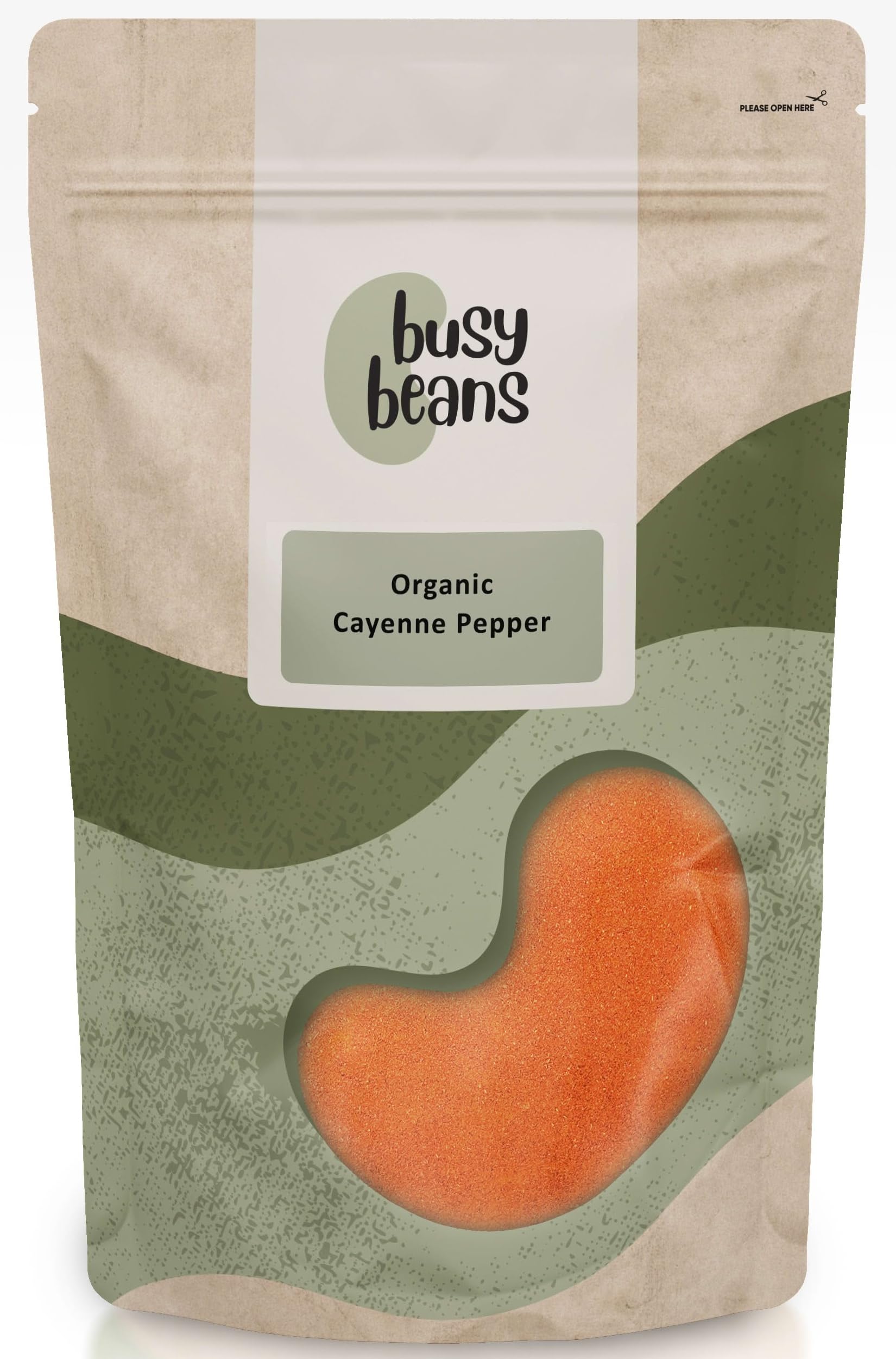 Organic Cayenne Pepper - Certified Organic - by Busy Beans Organic (250g)
