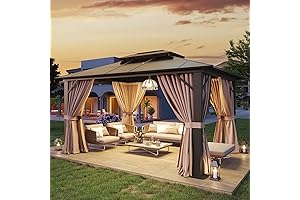 Aoxun 10'x12' Hardtop Gazebo: The Ultimate Outdoor Oasis