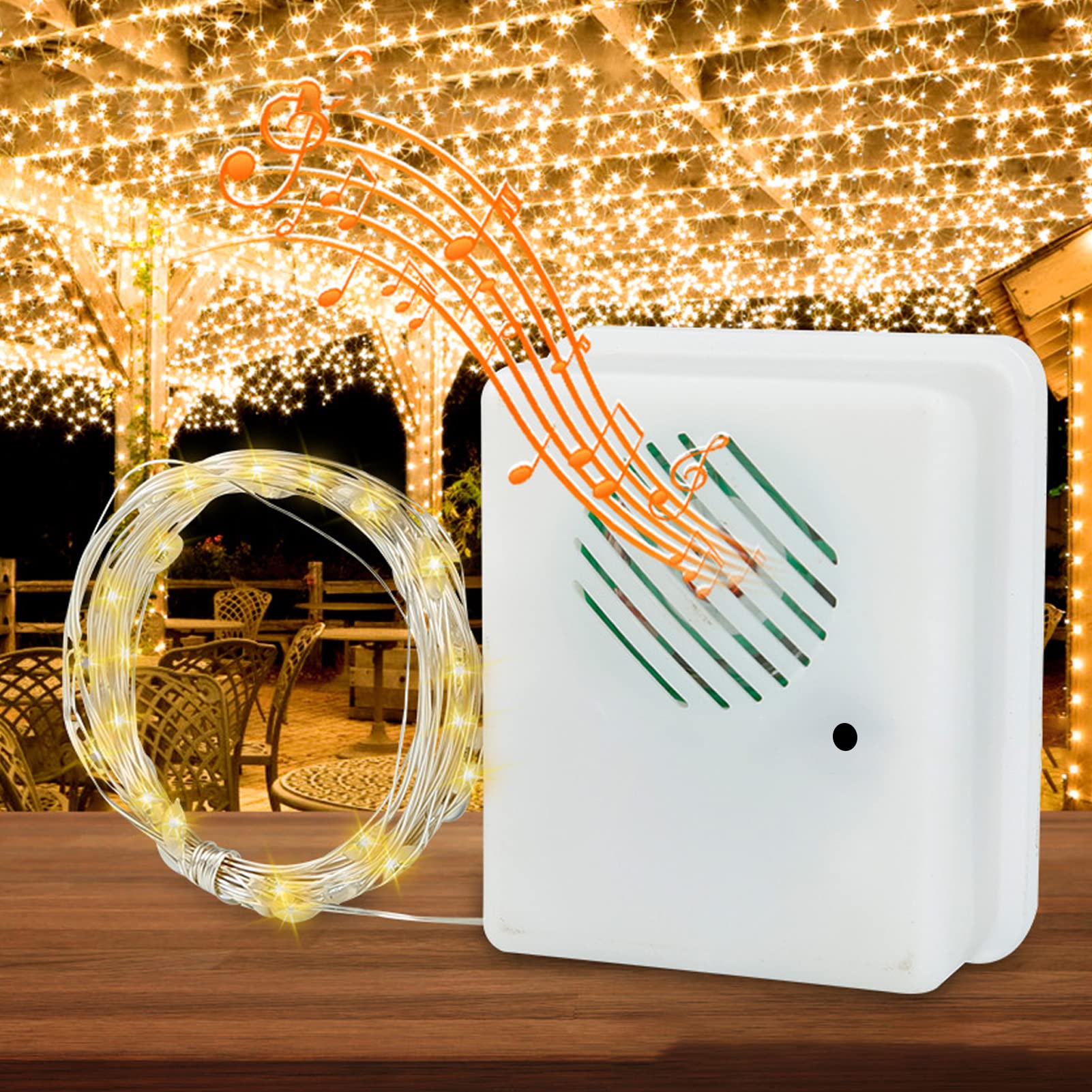 Amazon.co.jp: 屋内および屋外の装飾用の音声センサー付きクリスマス