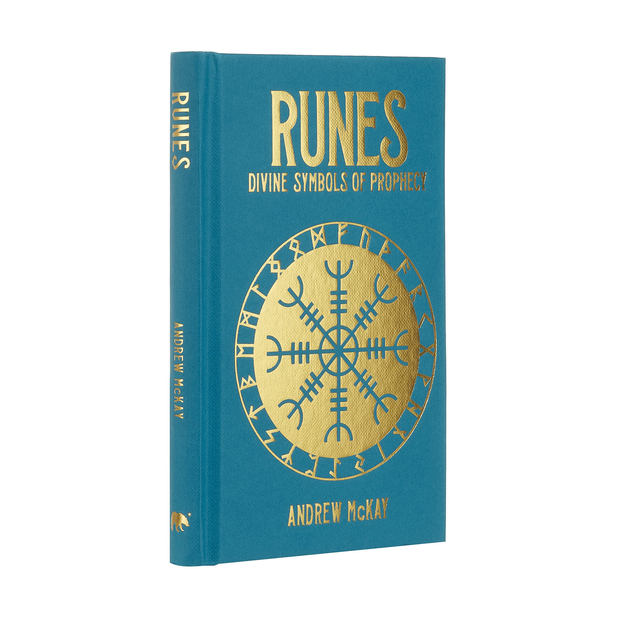 Runes Divine Symbols of Prophecy by Andrew McKay (Hardback Book)