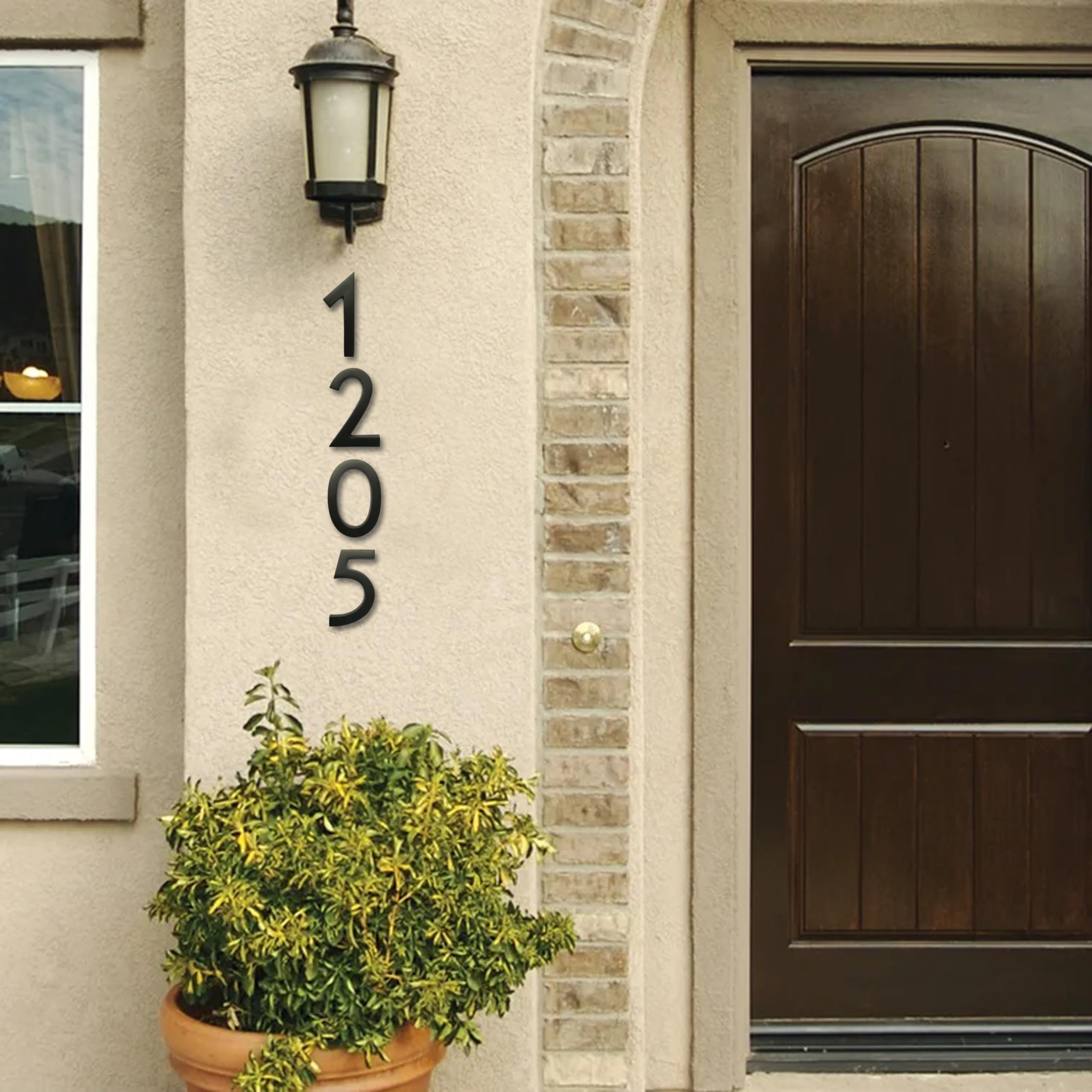 Snapklik.com : NACH Self Adhesive House Numbers For Outside, 4 Inch ...