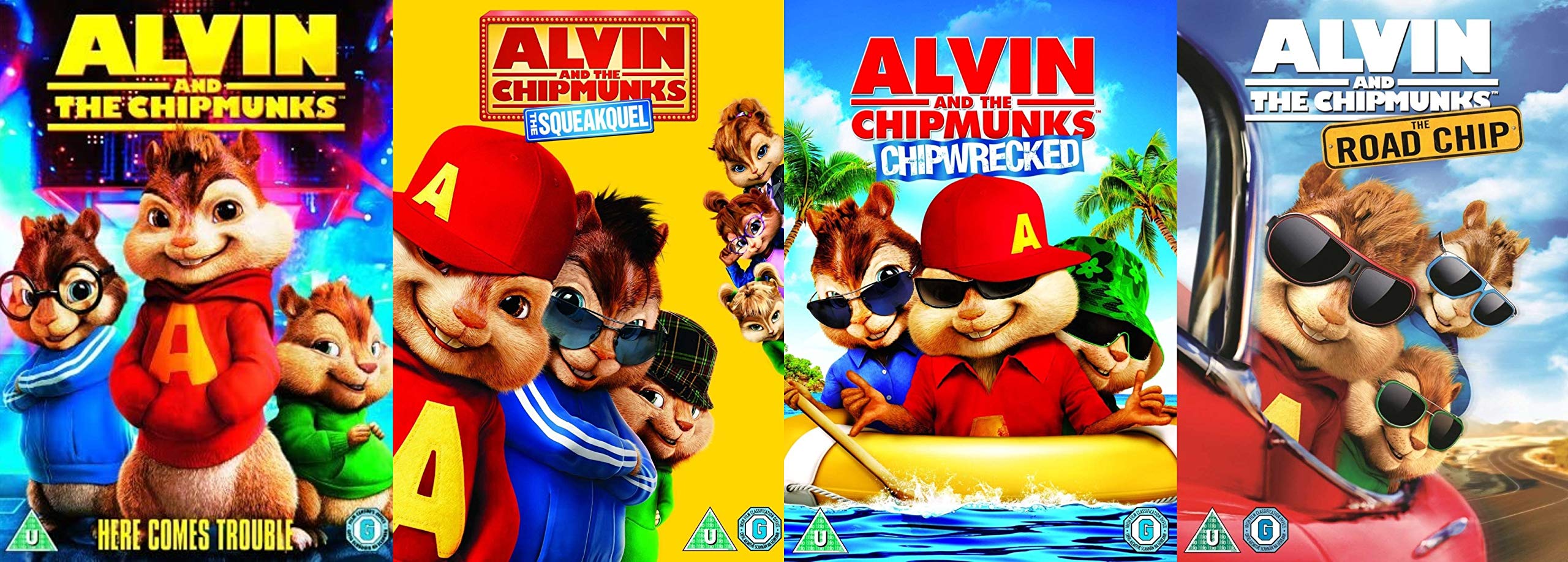 Alvin and the Chipmunks 4 Movies Collection DVD - Alvin and the