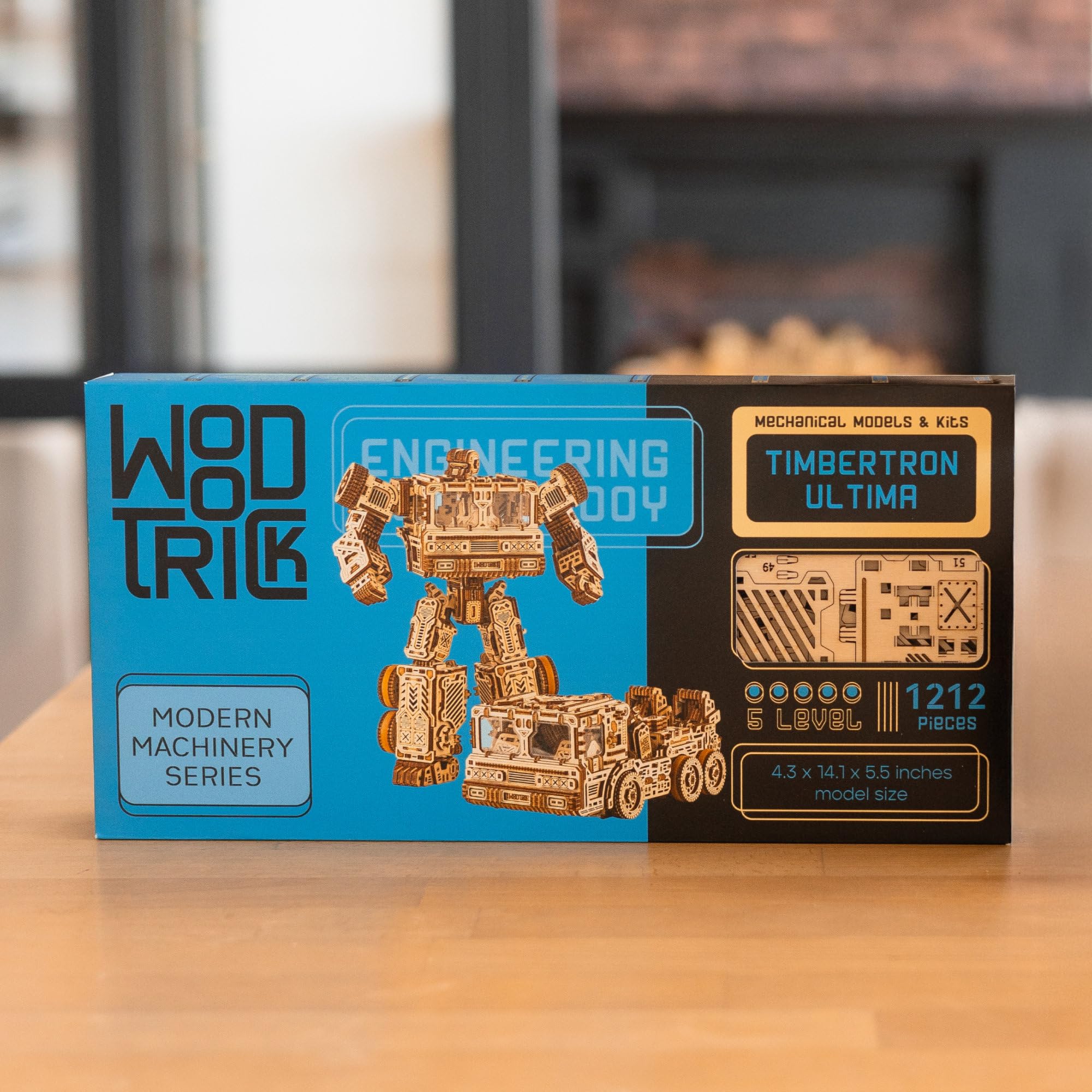 Amazon | 木製トリックティンバートロン3D木製パズル。大人用