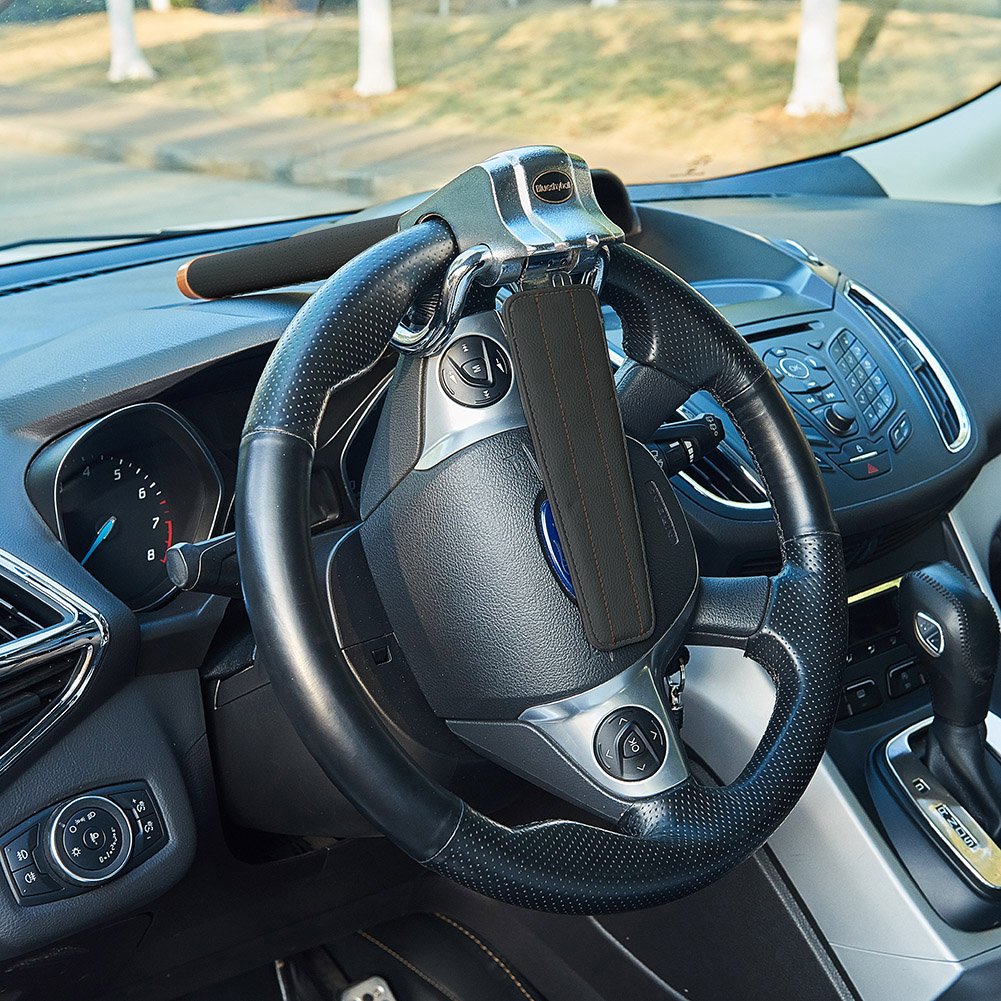 Blueshyhall Morsa per volante, blocco per volante, protezione antifurto, per auto