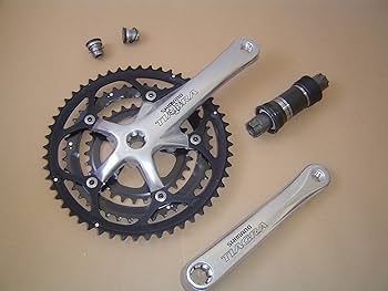SHIMANO TIAGRA クランク　FC-4400 170　52-42-30 SHIMANO TIAGRA FC-4400 52-39t 9s 170mm BB付き 動作OK シマノ