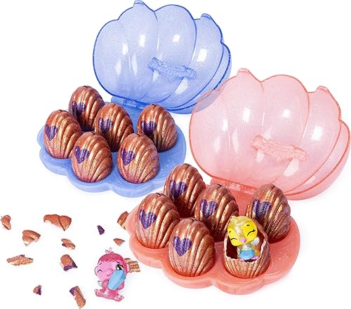 Miniatura 2 de Hatchimals CollEGGtibles, Mermal Magic - Paquete de 6 fundas de transporte con coleccionables de temporada 5, para niños de 5 años en adelante (el
