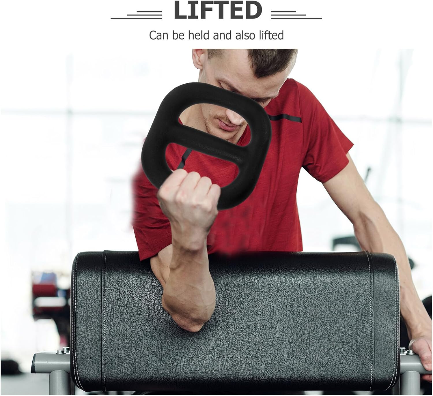 Practical Wrought Iron Dumbbell with Shell Non-slip Handle for Home Gym Fitness Equipment Multi-functional Dumbbell for Muscle Training and Full-body Sculpting