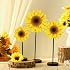 Maitys 3 PC Mesa de Primavera Decoración Verano Girasol Mesa de Madera Señal de Primavera Mantequilla Independiente Mesa para el Hogar Cocina Rústica Centerpiece Standing Tiered Tray Shelf Decoraciones(Classic Sunflower)