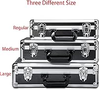 Vista 6 de HUL 16in Two-Tone Aluminum Case with Customizable Pluck Foam Interior for Test Instruments Cameras Tools Parts and Accessories