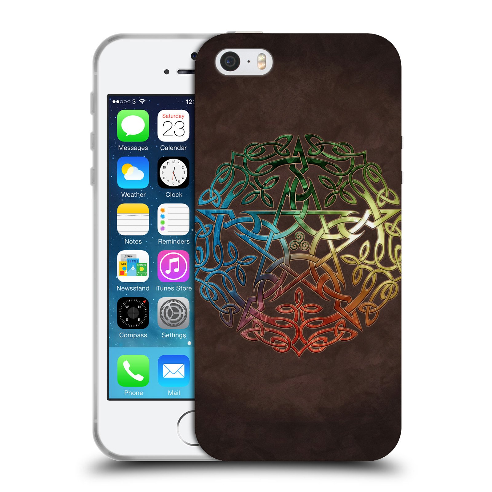 Head Case Designs Officially Licensed Brigid Ashwood Element Pentacle Sacred Symbols Soft Gel Case Compatible with Apple iPhone 5 / iPhone 5s / iPhone SE 2016