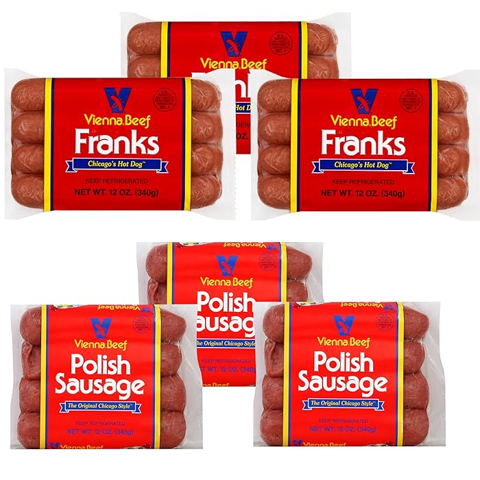 Buy Vienna Beef Chicago Style Links Variety Pack Beef Franks, Fully
