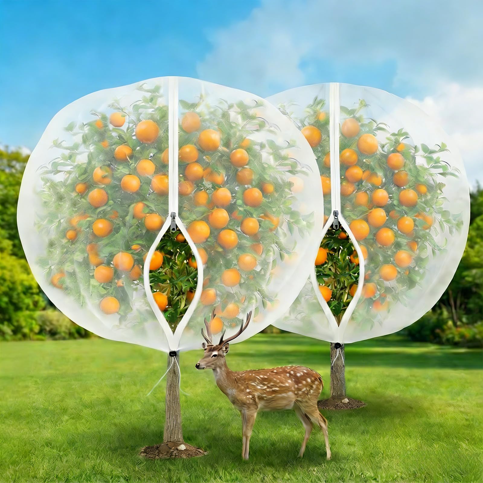 Filet Anti Insecte Arbre Fruitier Sac Protection Plantes 1.2 x 1.5 m