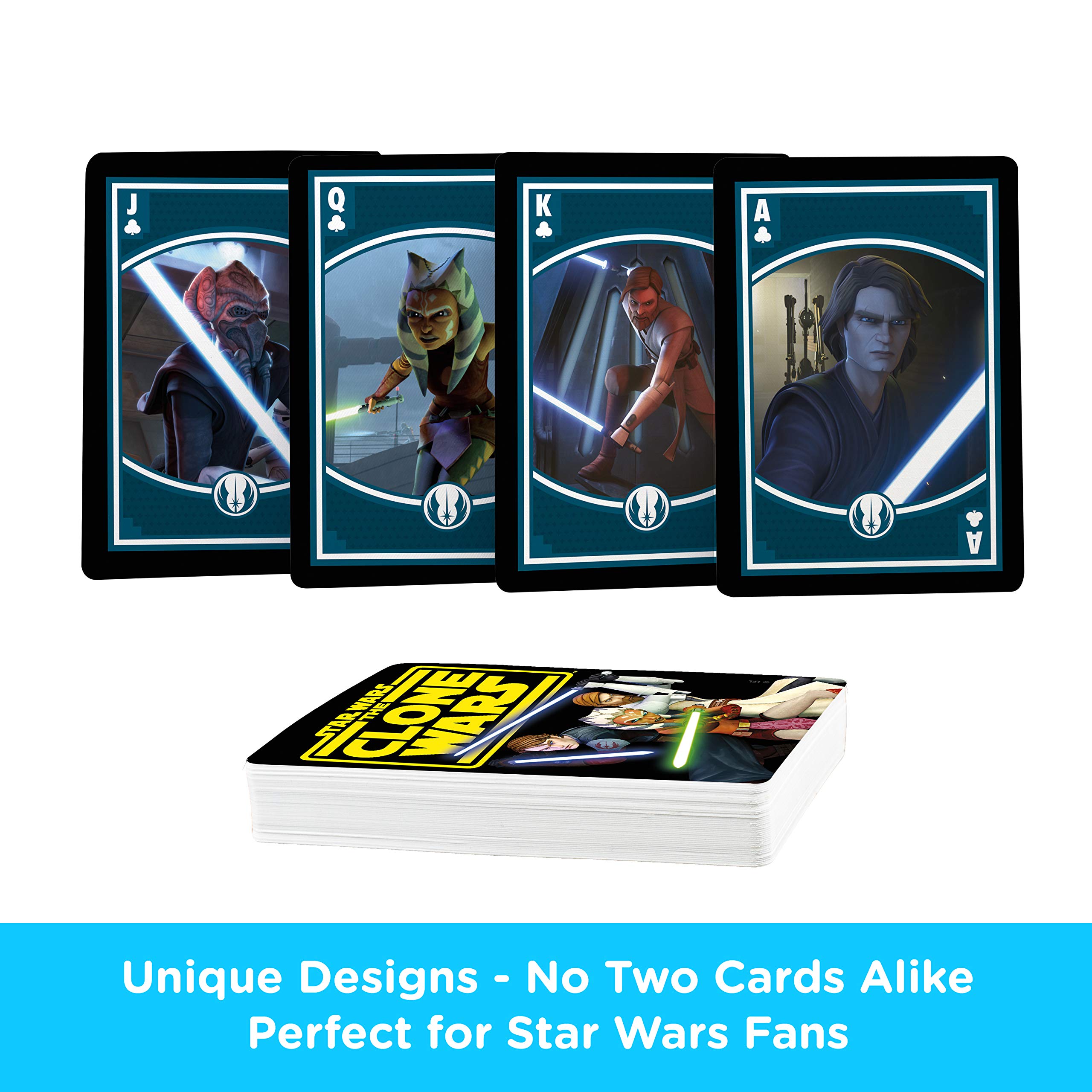 Buy AQUARIUS Star Wars Playing Cards The Clone Wars Themed Deck of Cards for Your Favorite