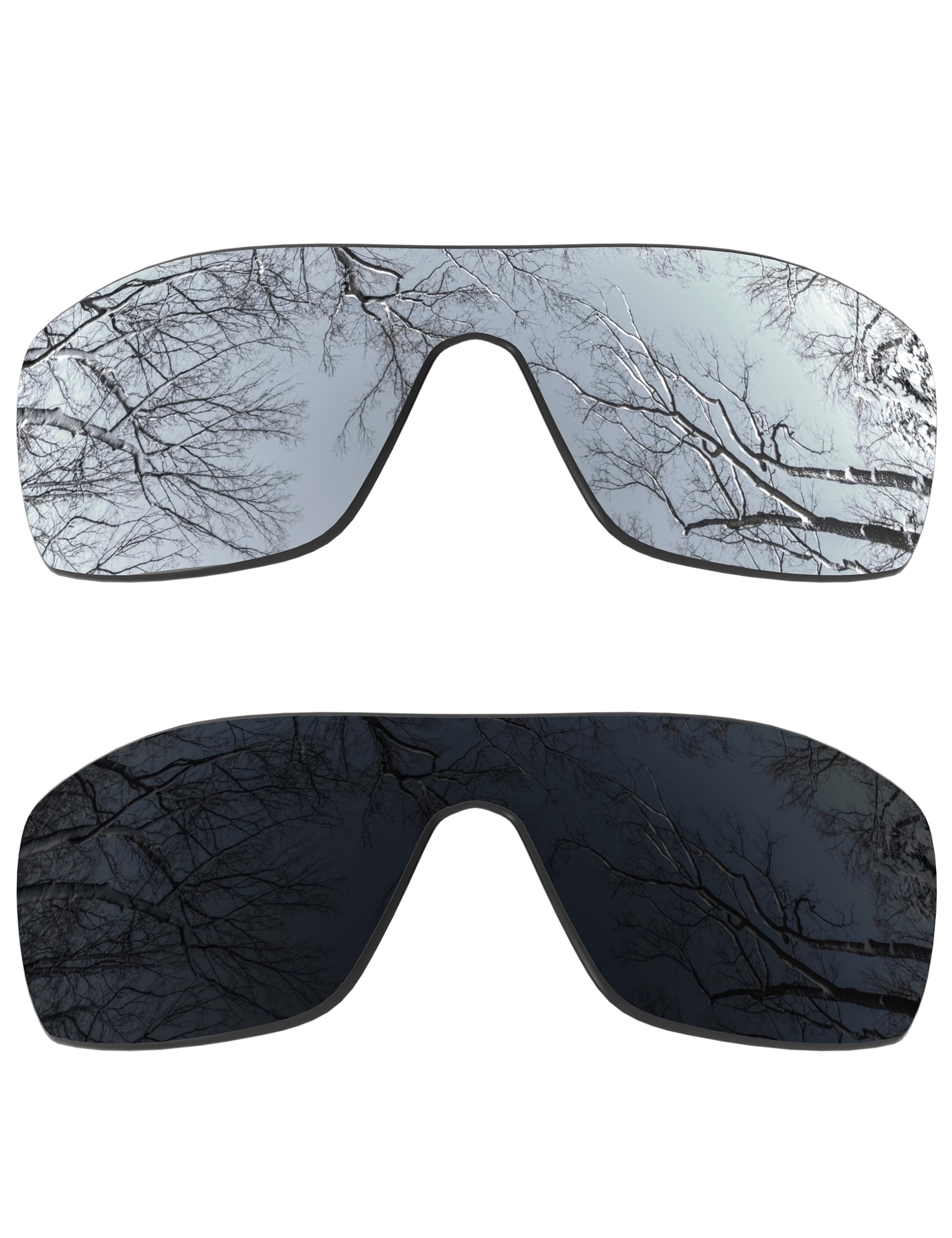 ToughAsNails 2 Pair Polarized Replacement Lenses Compatible with Oakley Batwolf OO9101 Sunglasses