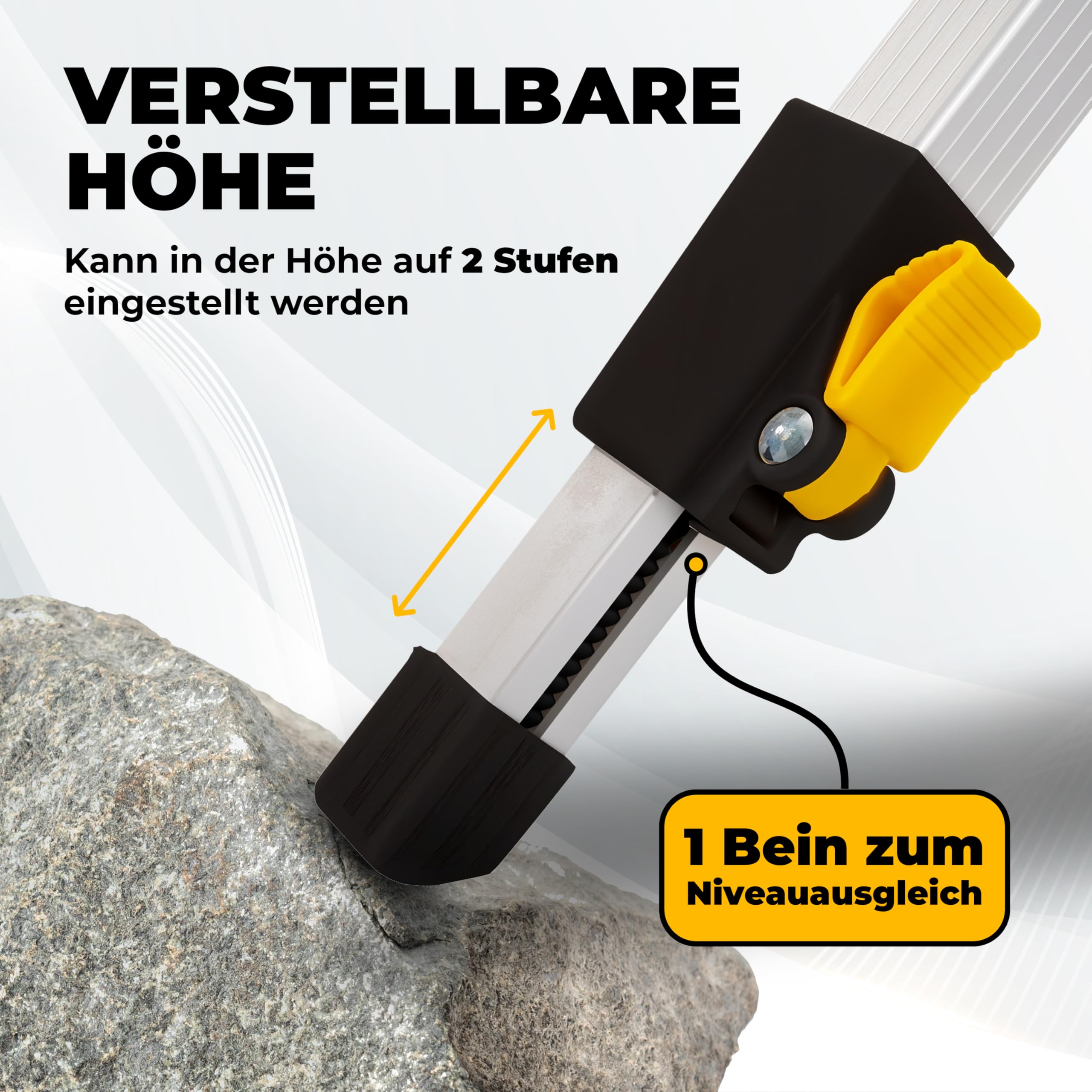 Berger | Supporto per Frigo Portatile - Leggero e Regolabile su Due Livelli con Borsa - Adatto a Frigorifero Portatile e Frigo Portatile Elettrico - Resistente Fino a 28kg