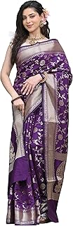 Women's Banarasi Saree Pure Kanjivaram Silk Saree Soft new ladies 2023 Design Wear Pattu Sarees Latest Party Sari collections With Blouse Piece for Wedding sadi (SAN PARI-182 DARK GREEN) - 78% OFF Deal at ₹496 on Amazon | Valzo