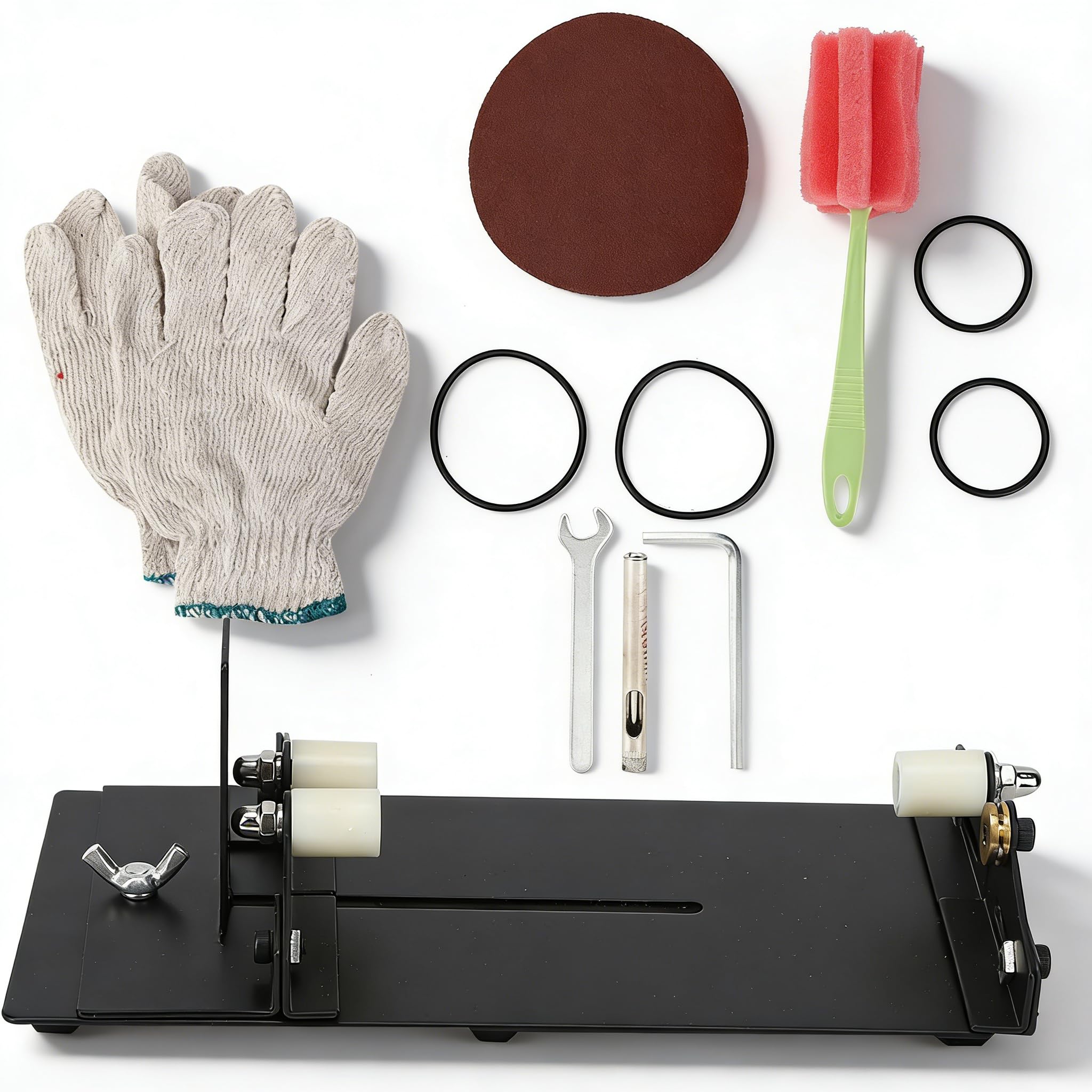 Dpofirs C Glass Bottle Utter Kit, Metal Bottle Utter Diy Machine For Utting Round And Square, Hand Wine Utting Tool Decoration Art Raft