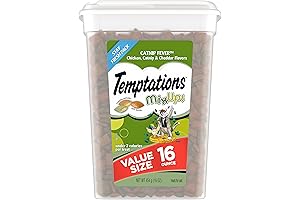 Temptations Cat Snacks & Treats: Irresistible Combo of Crunchy and Soft Delights