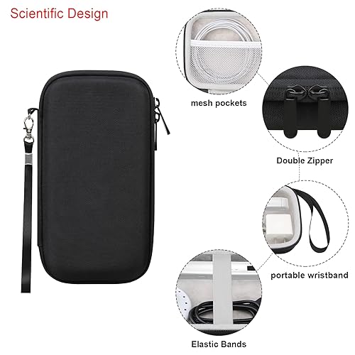 Miniatura 4 de Elonbo MYNT3D - Estuche de transporte para bolígrafo 3D de impresión profesional con pantalla OLED, bolsillo de malla adicional para filamento de