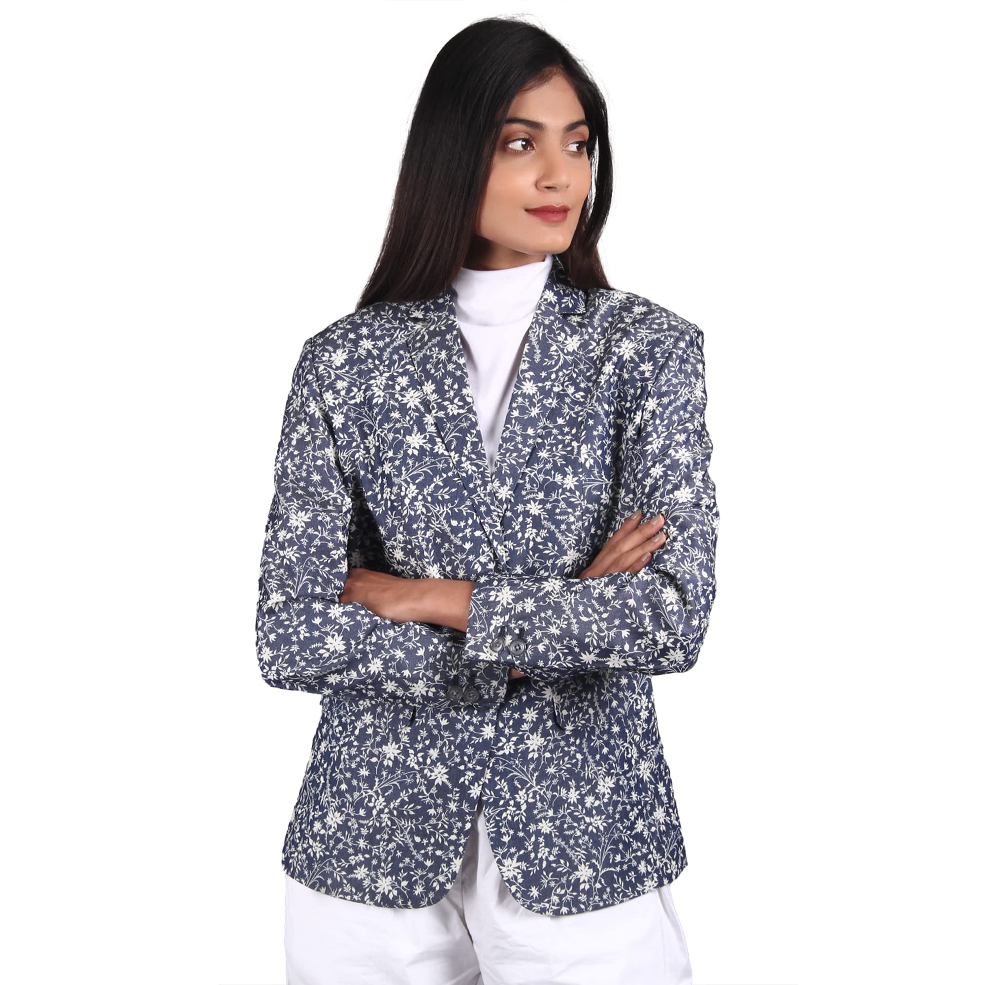 indophilia Women's Cotton Blazer-picture-28