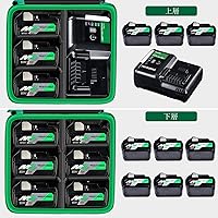 HIKOKi DH36DPAの専用ケース・バッテリー Amazon.co.jp: HiKOKIバッテリー収納ケース マルチバッテリー用