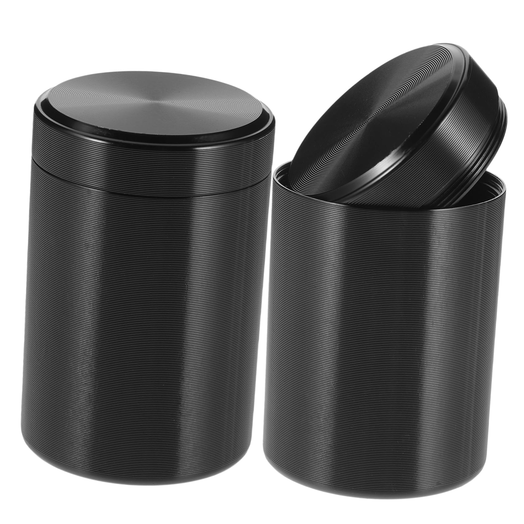 2 Stück Luftdichte Teedosen Aus Metall – Aromasicher Für Losen Tee, Kaffee, Gewürze (12x8,5x8,5 Cm, Weißblech)