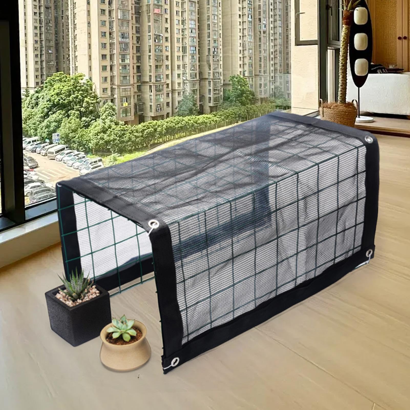 Protección de plantas para plantas exteriores, protección solar para balcón, red de protección impermeable para jardinería en casa, invernadero, flores, crecimiento saludable, cultivo de hortalizas