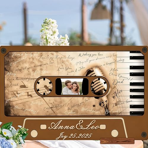 Miniatura 7 de Letrero de boda personalizado para firma, alternativa al libro de invitados de boda, letrero de boda personalizado con nombre de invitado, letreros